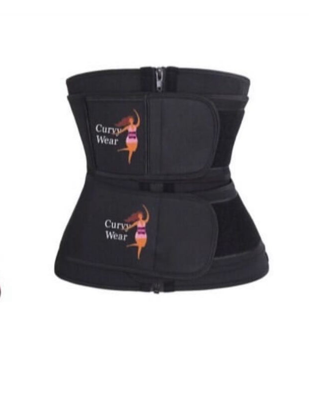Curvy Wear Waist Trainer ( Black )