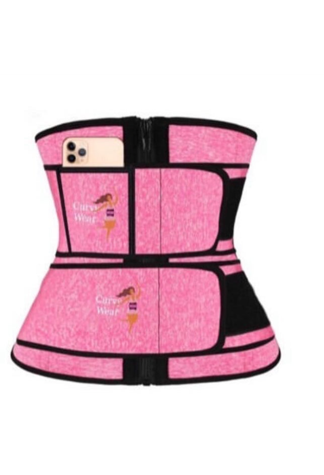 Curvy Wear Waist Trainer ( Pink)